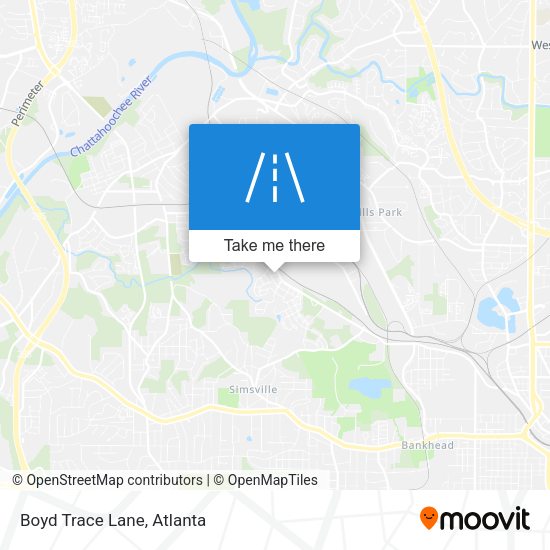 Mapa de Boyd Trace Lane
