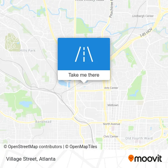 Village Street map