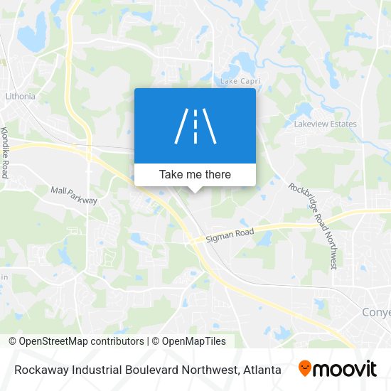 Rockaway Industrial Boulevard Northwest map