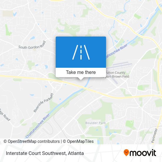 Interstate Court Southwest map