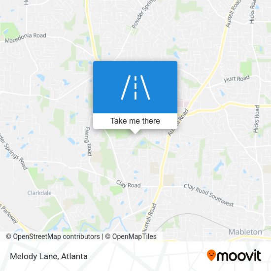 Mapa de Melody Lane