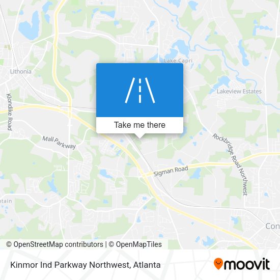 Mapa de Kinmor Ind Parkway Northwest