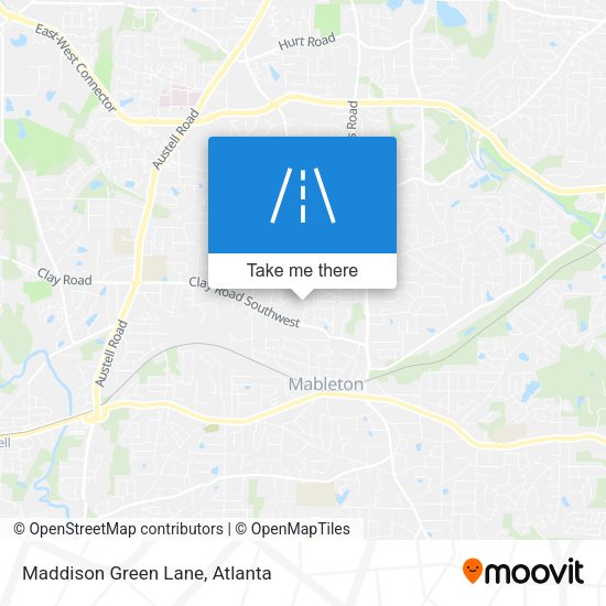 Mapa de Maddison Green Lane