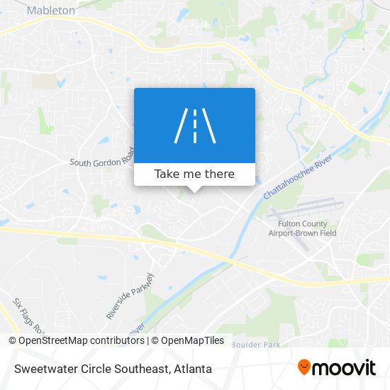 Mapa de Sweetwater Circle Southeast