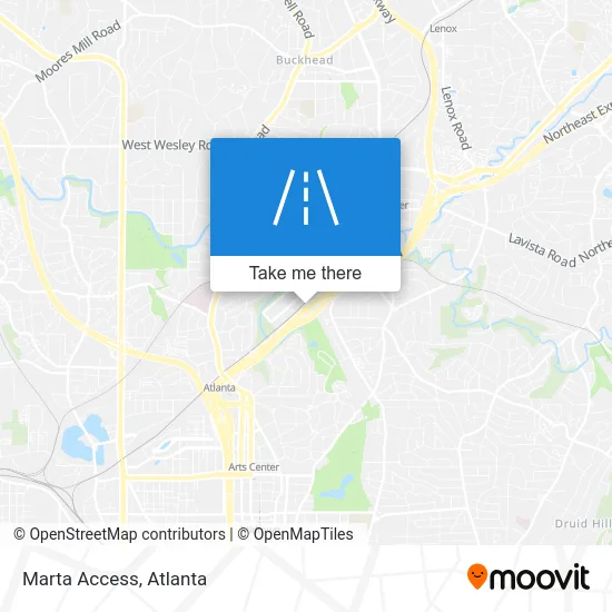 Marta Access map