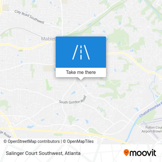 Mapa de Salinger Court Southwest
