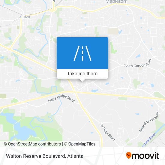 Mapa de Walton Reserve Boulevard