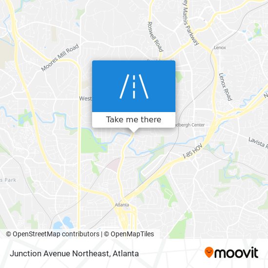 Mapa de Junction Avenue Northeast