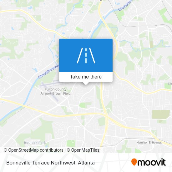 Mapa de Bonneville Terrace Northwest