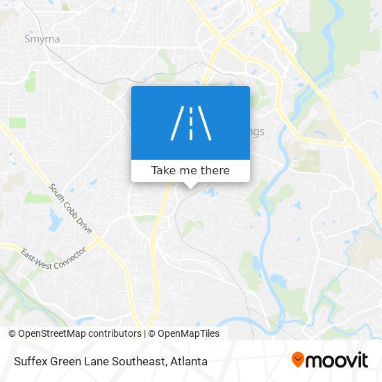 Suffex Green Lane Southeast map