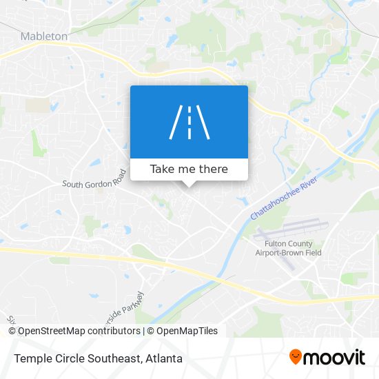 Mapa de Temple Circle Southeast