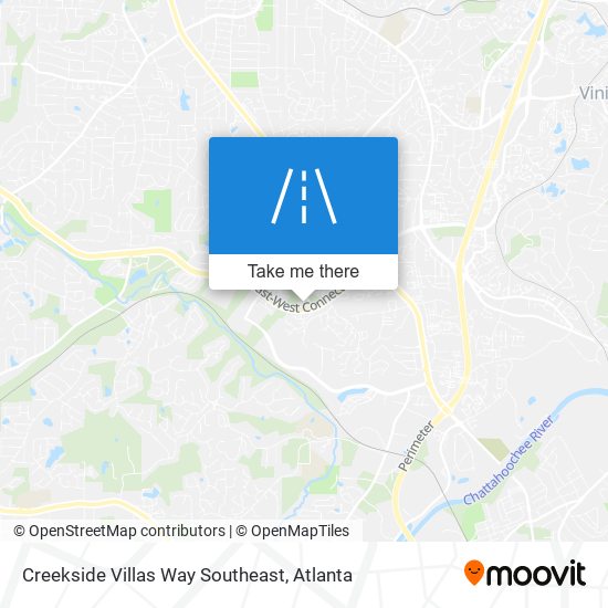 Creekside Villas Way Southeast map