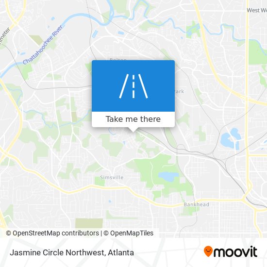 Mapa de Jasmine Circle Northwest