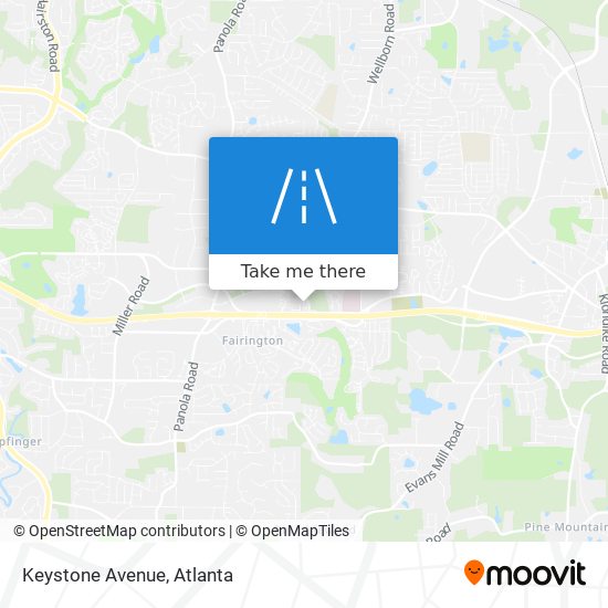 Mapa de Keystone Avenue