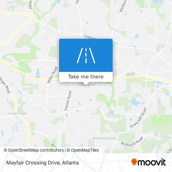 Mapa de Mayfair Crossing Drive