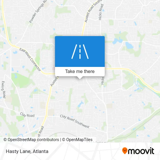 Hasty Lane map