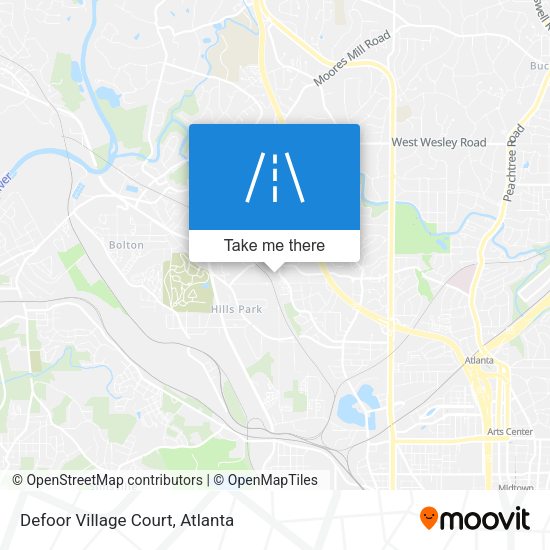 Defoor Village Court map
