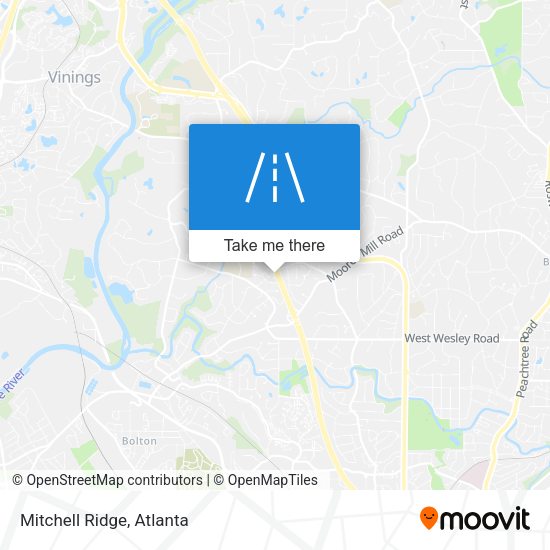 Mapa de Mitchell Ridge