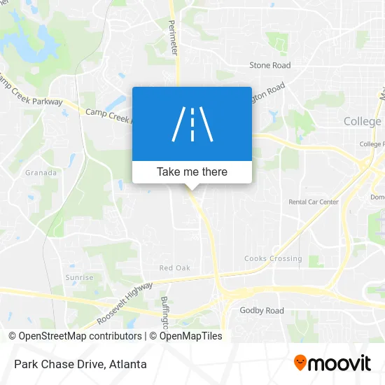 Park Chase Drive map