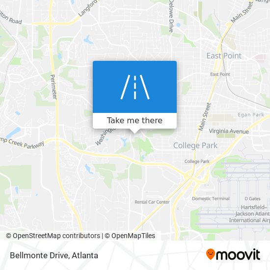 Bellmonte Drive map