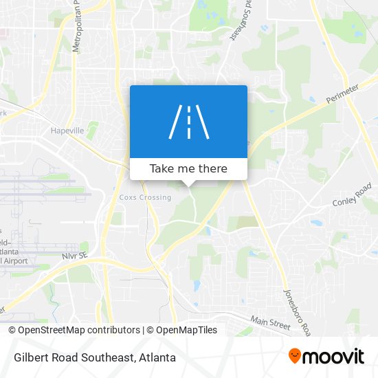 Mapa de Gilbert Road Southeast