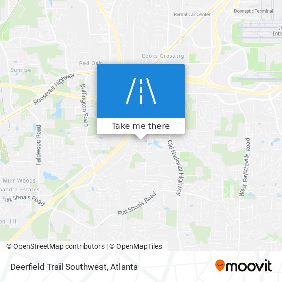 Mapa de Deerfield Trail Southwest