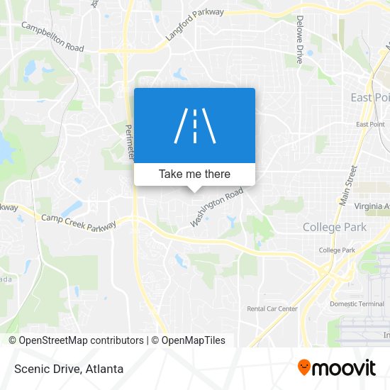 Mapa de Scenic Drive