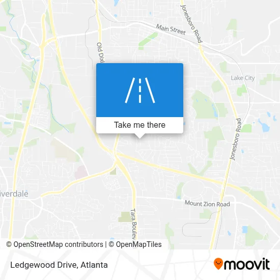 Ledgewood Drive map