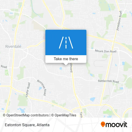 Eatonton Square map