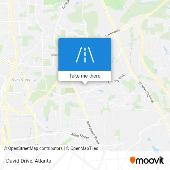David Drive map
