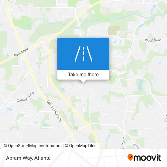 Abram Way map