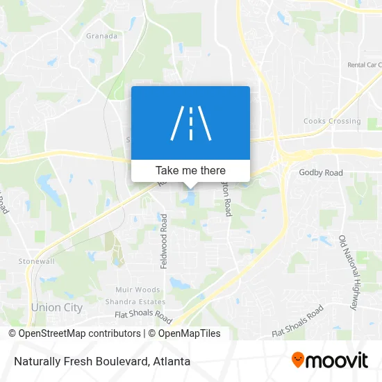 Naturally Fresh Boulevard map