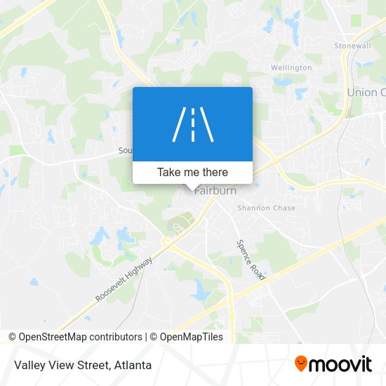 Mapa de Valley View Street