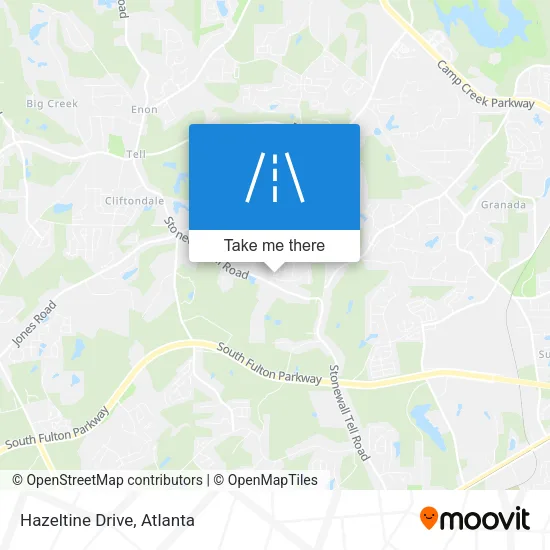 Hazeltine Drive map