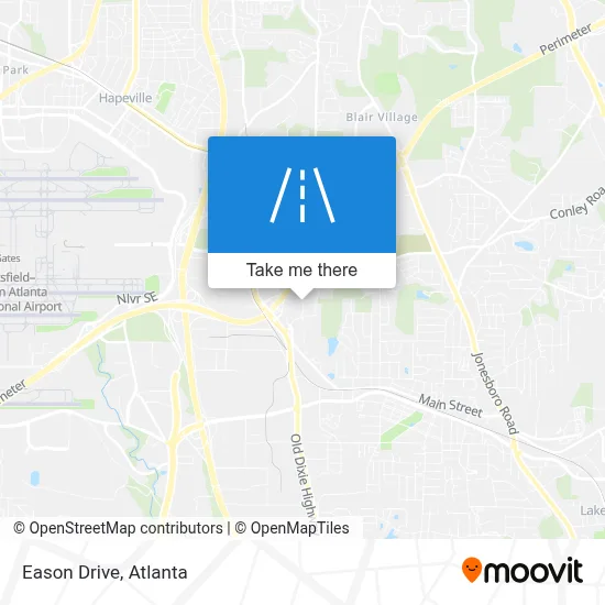 Eason Drive map
