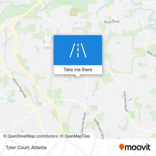 Tyler Court map