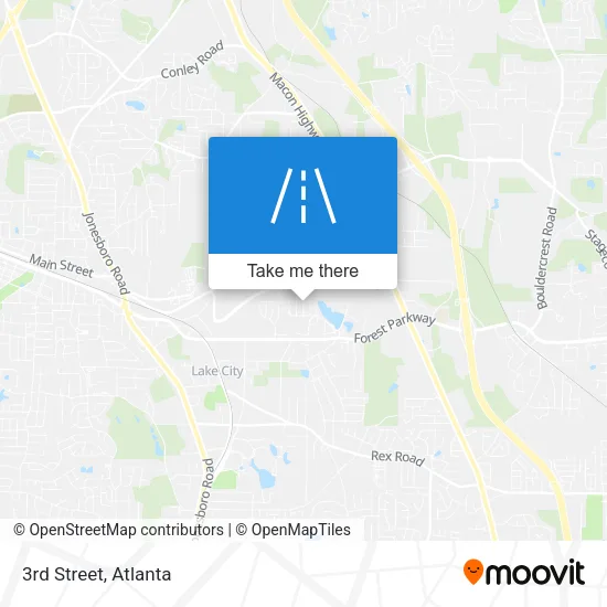 3rd Street map