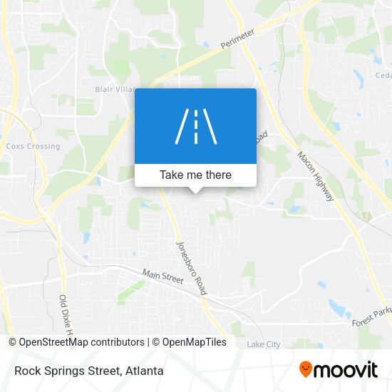 Rock Springs Street map