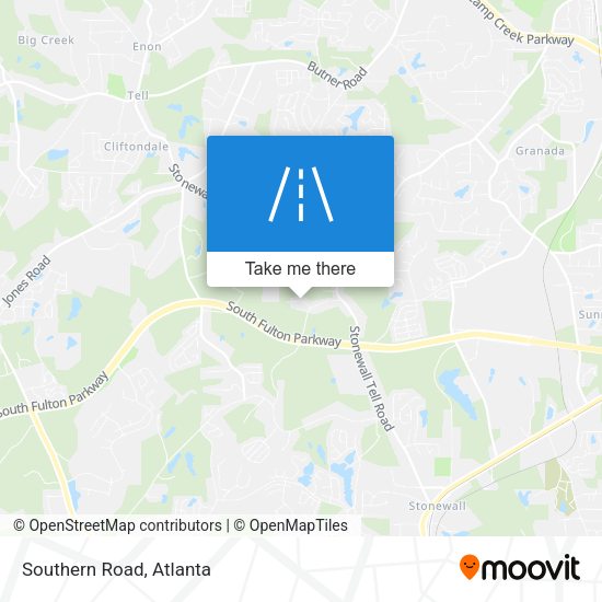 Mapa de Southern Road