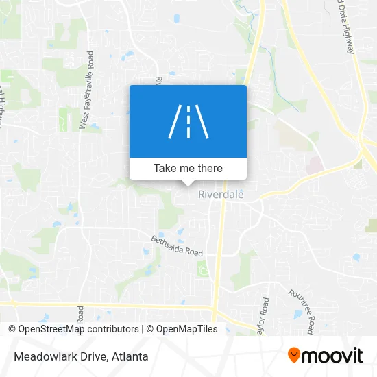 Meadowlark Drive map