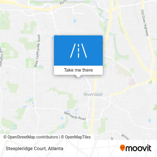 Steepleridge Court map