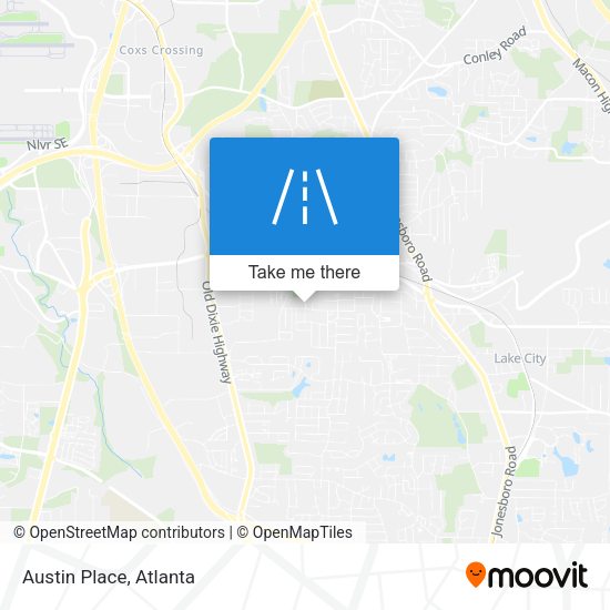 Mapa de Austin Place