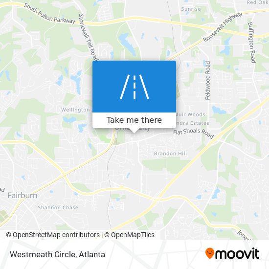 Mapa de Westmeath Circle