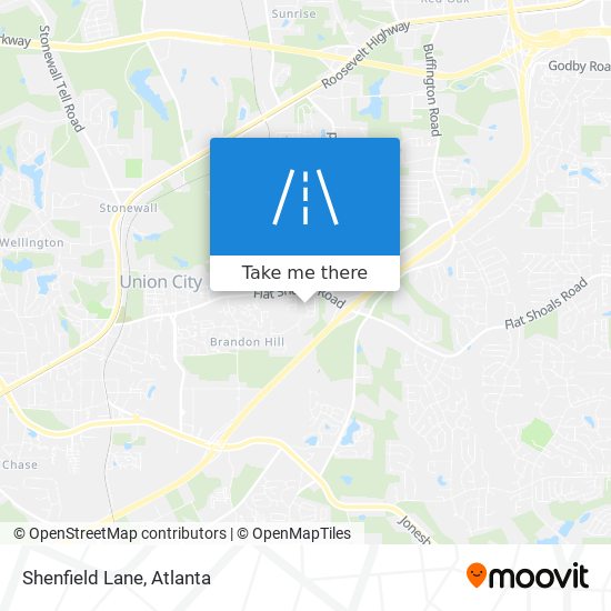 Shenfield Lane map