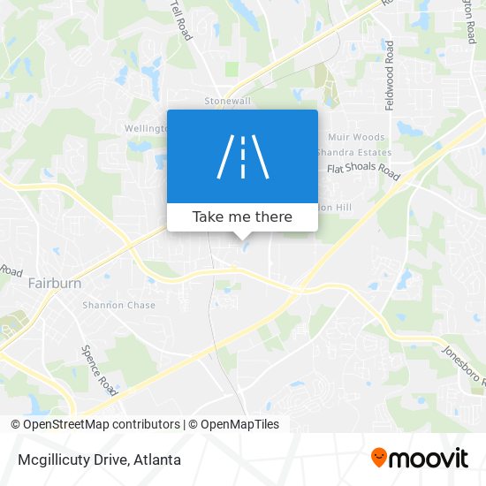 Mcgillicuty Drive map