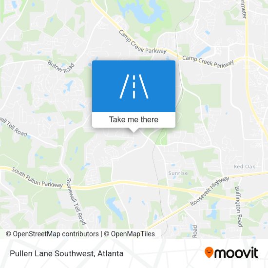 Mapa de Pullen Lane Southwest