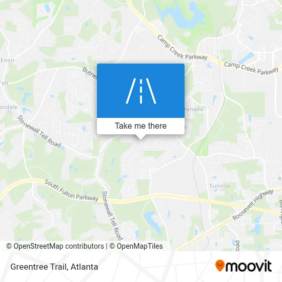 Greentree Trail map