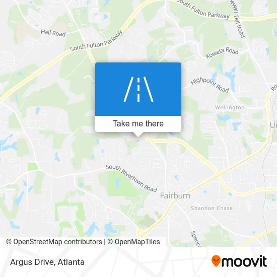 Argus Drive map