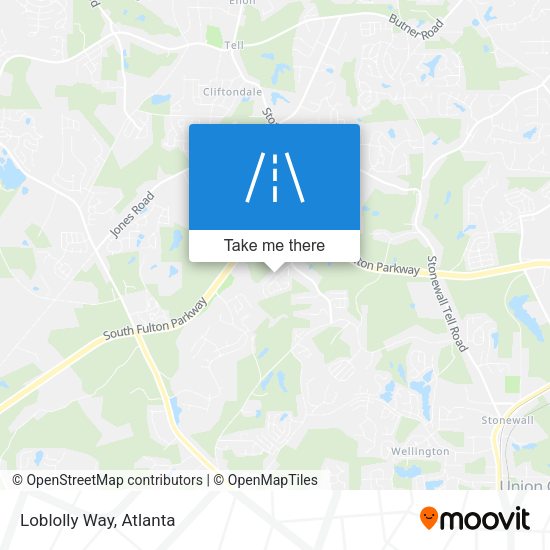 Mapa de Loblolly Way