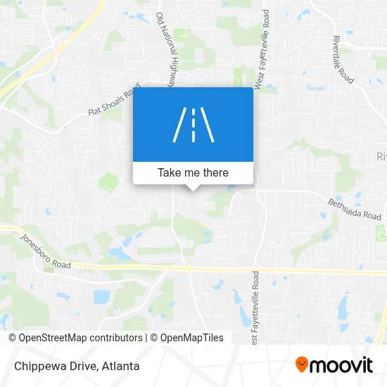 Chippewa Drive map